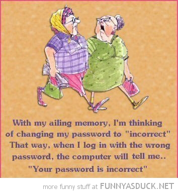 Incorrect Password