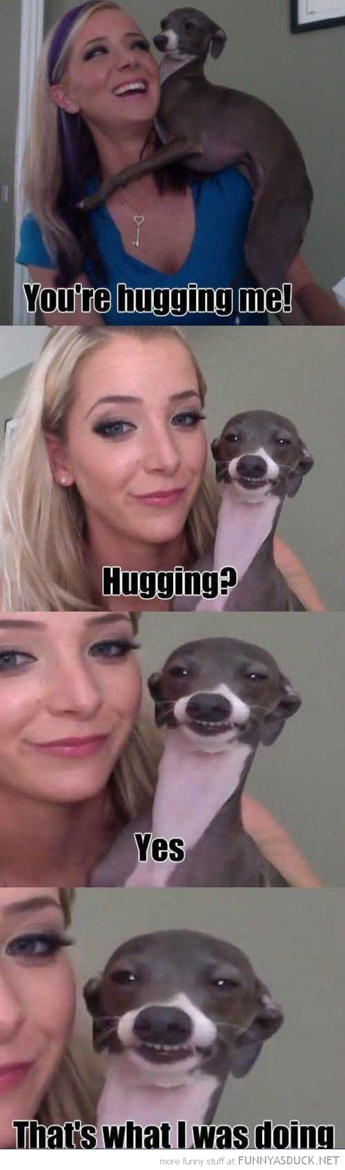 Hugging?