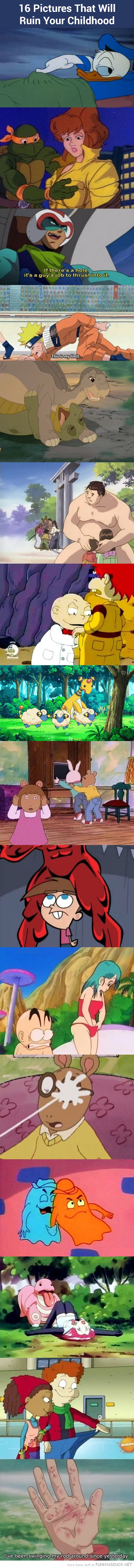 Childhood = Ruined