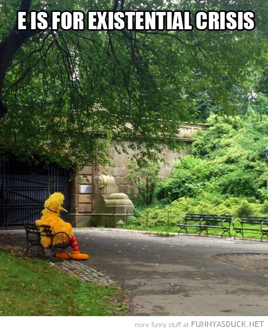 Thoughtful Big Bird