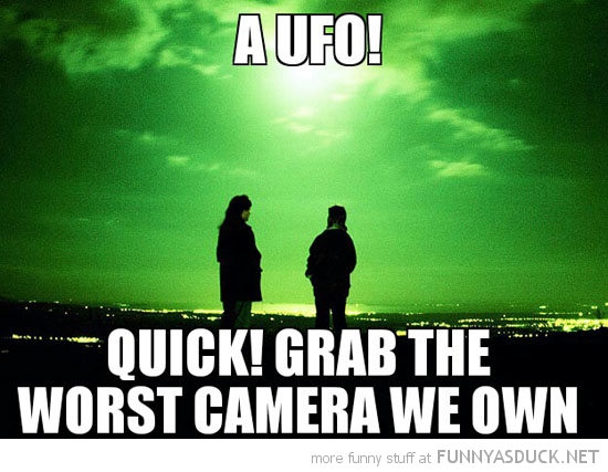 A UFO!