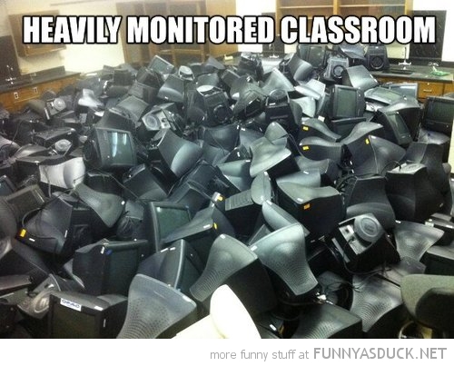 Heavily Monitored Classroom