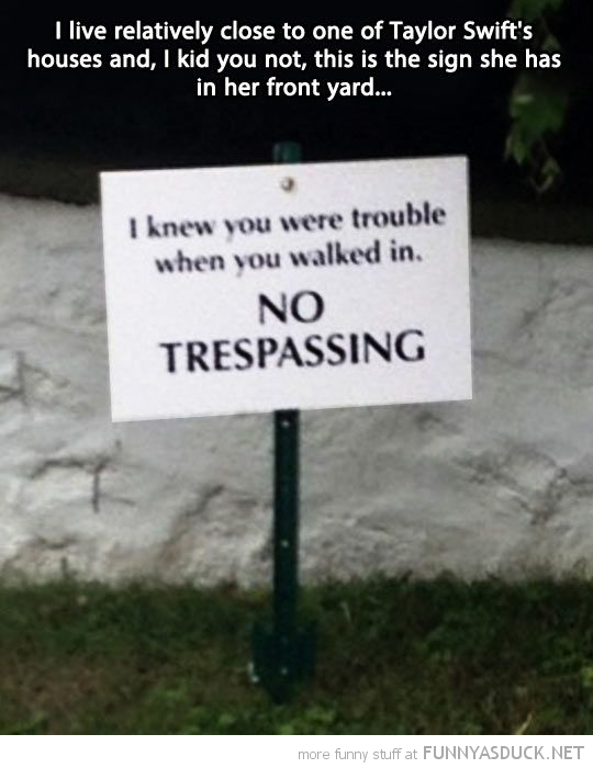 No Trespassing