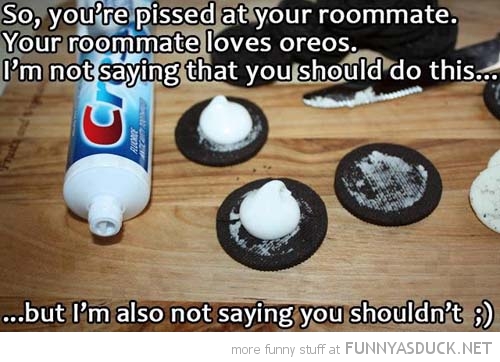 Tooth Paste Oreos