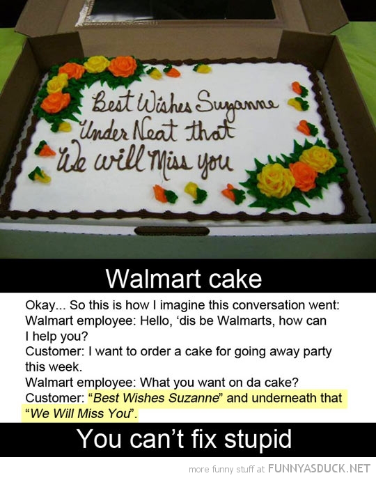 Walmart Fail Cake