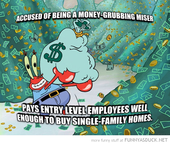 Good Guy Mr Krabs