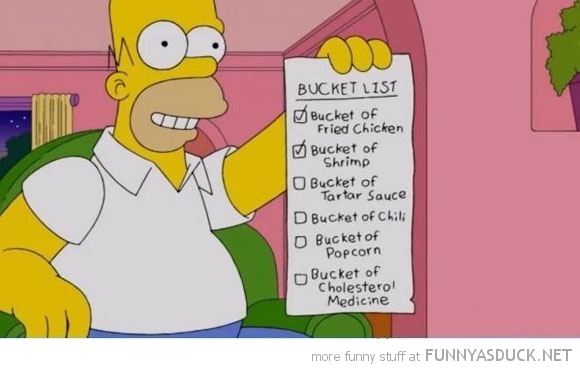 Homers Bucket List