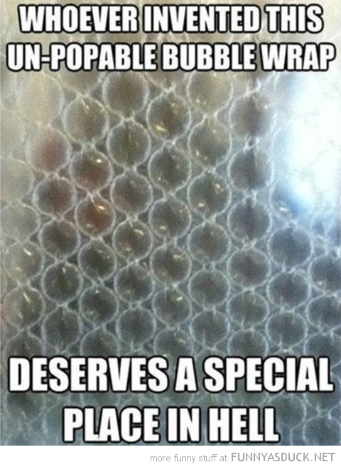 Un-Popable Bubble Wrap