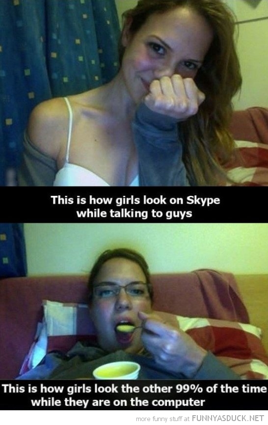 Girls On Skype