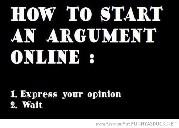 An Argument Online
