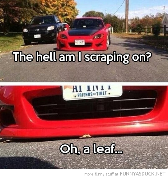 Lowered Car Problems