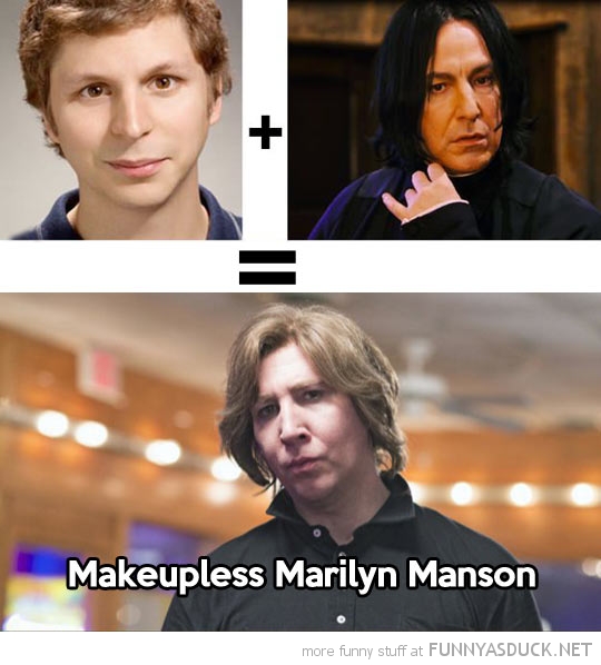 Makeupless Marilyn Manson