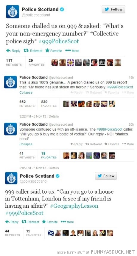 Even The Police In Scotland Are Funny