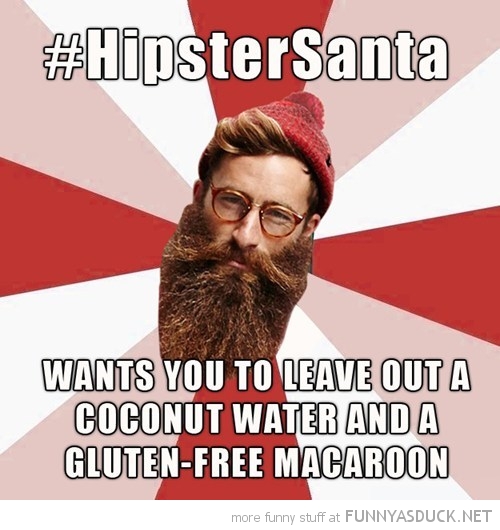 Hipster Santa