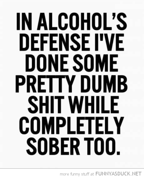 In Alcohol's Defense