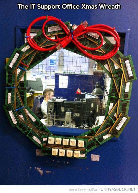 IT Department Wreath
