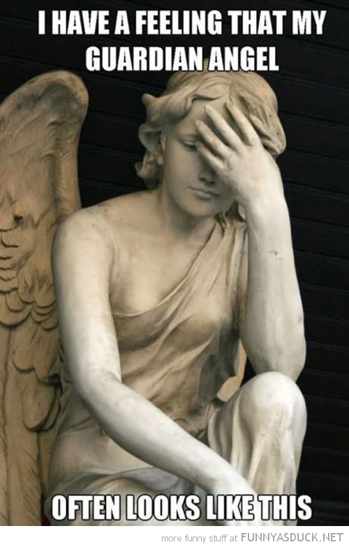 Angel Facepalm