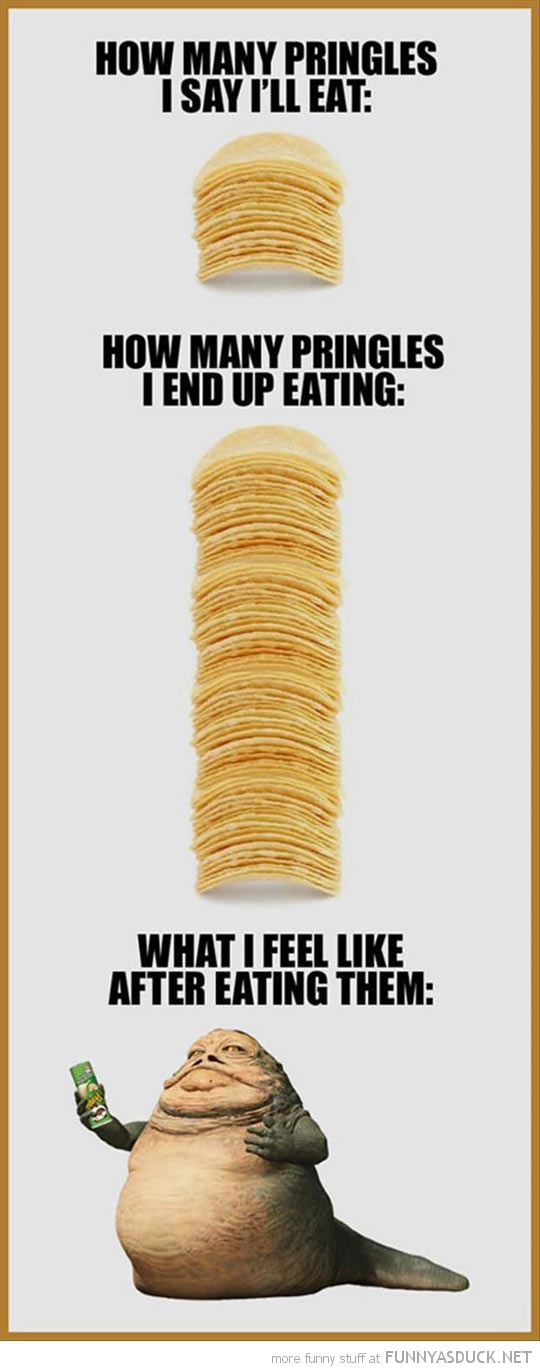 Eating Pringles