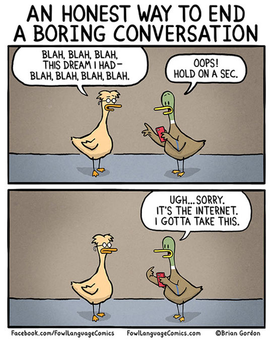 Boring Conversation