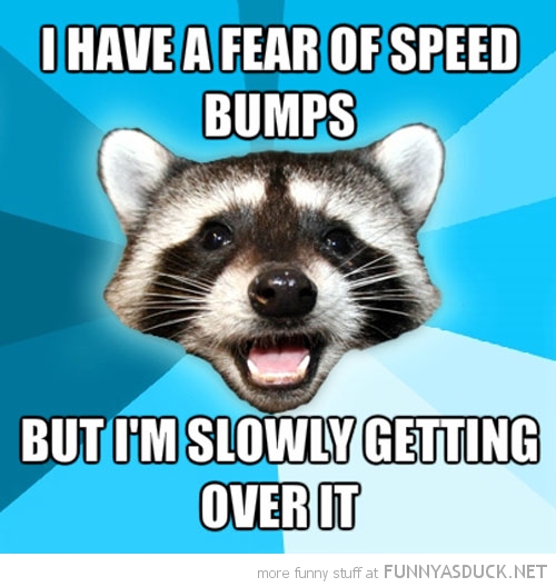 Fear Of Speed Bumps
