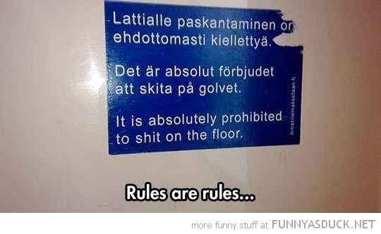 Rules Are Rules