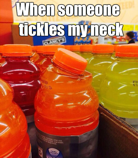 Tickles My Neck