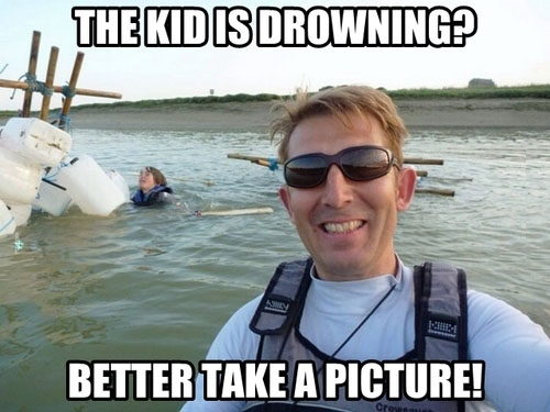 This Kid Is Drowning?