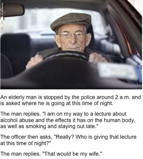 An Elderly Man...