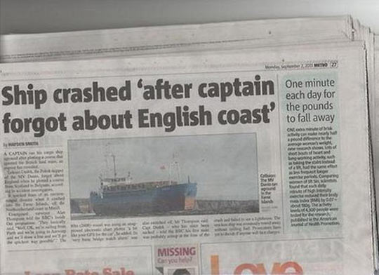 Ship Crashed