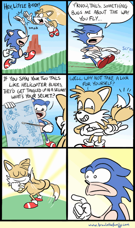 How Tails Flies