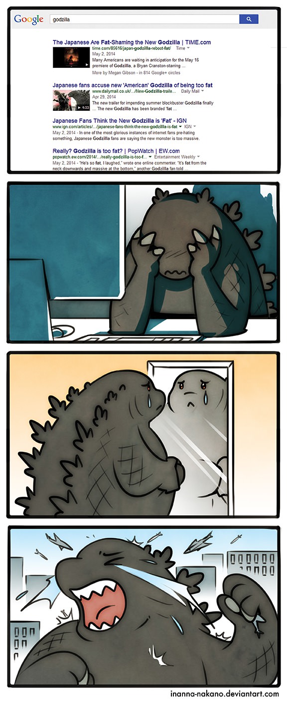 Poor Godzilla