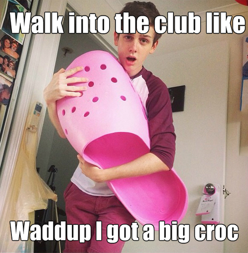 Walk Up To The Club...