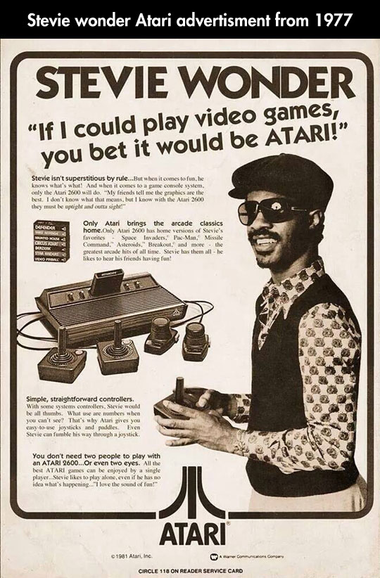 Old Atari Advert