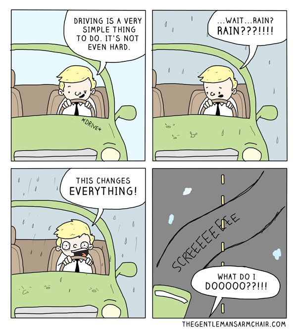 Driving In The Rain