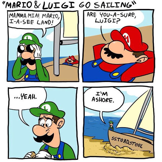 Mario &amp; Luigi Go Sailing