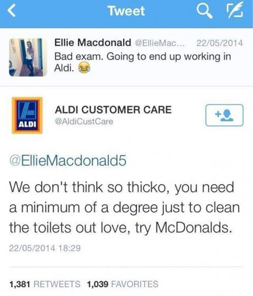 Working In Aldi