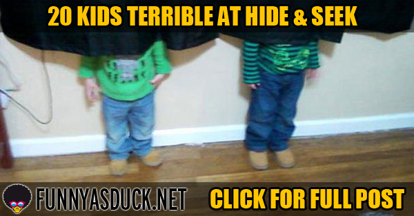 20 Kids Terrible At Hide &amp; Seek