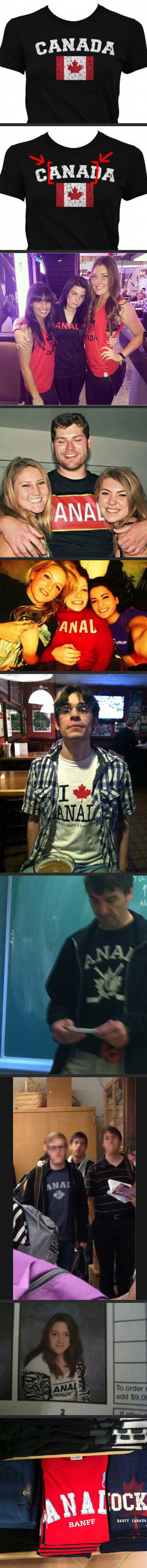 Be Careful Wearing A Canada Shirt