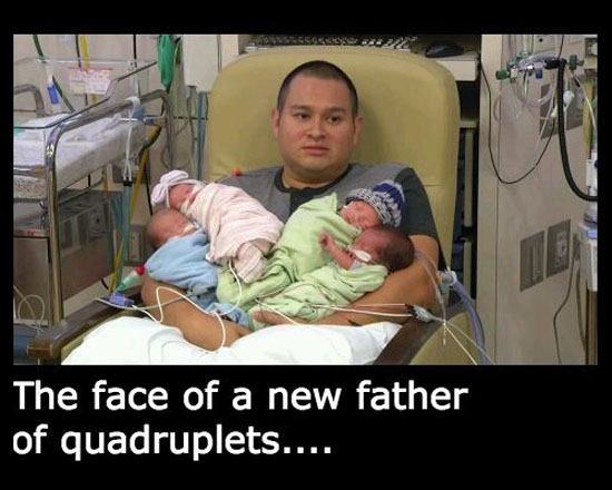 New Father Of Quadruplets