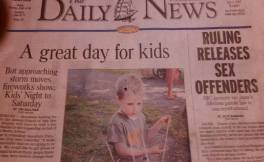 Poor Headline Placement