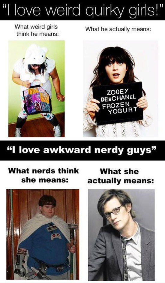 Quirky Girls &amp; Nerdy Guys