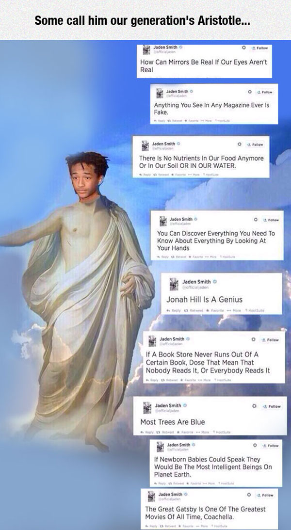 Jaden Smith's Words Of Wisdom