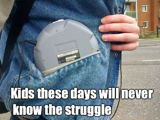 CD Walkman Struggle