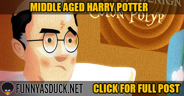 Middle Aged Harry Potter