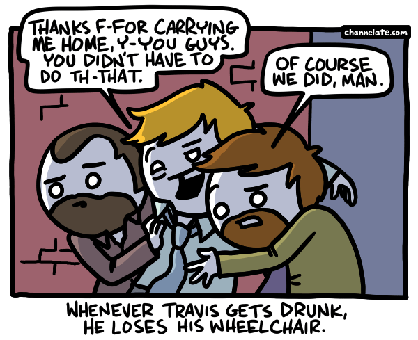 Travis Gets Drunk