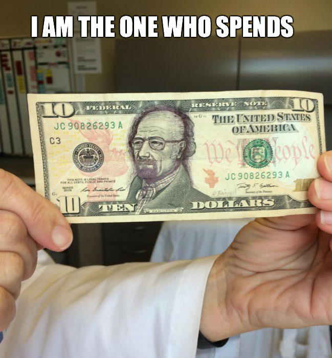 I Am The One Who Spends