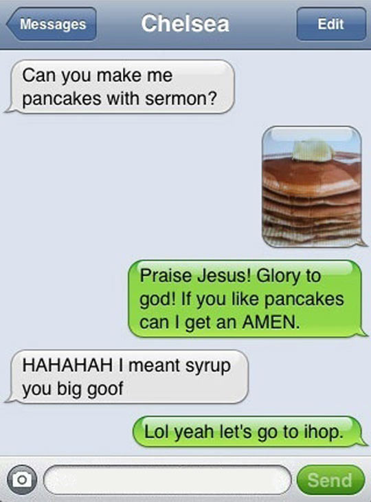 Pancakes With Sermon