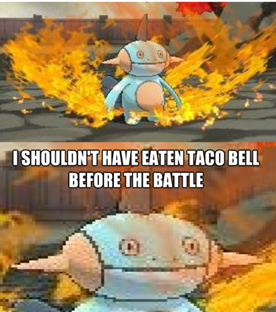 Taco Bell Before Battle