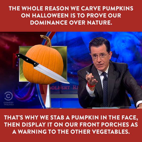 The Reason We Carve Pumpkins
