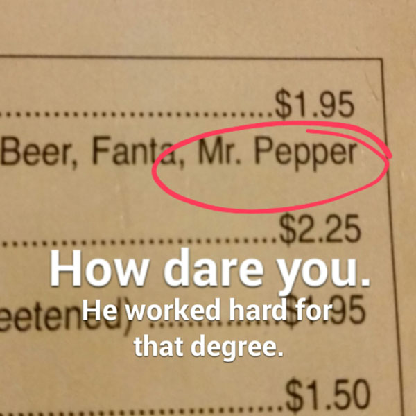 Mr. Pepper